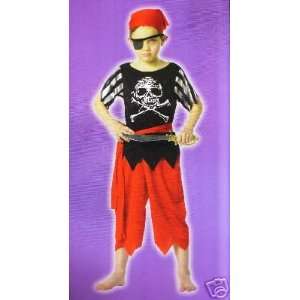  Boys Pirate Costume Size Childrens Medium Toys & Games