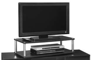 Designs2Go Two Tier Swivel LCD TV/Monitor Double Stand  
