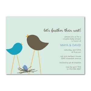   Baby Shower Invitations   Bare Nest Aloe By Le Papier Boutique Baby
