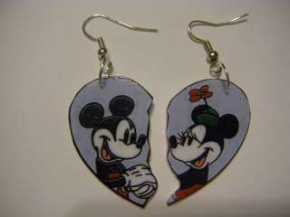 Mickey Minnie Mouse Best friend earrings   disney love  