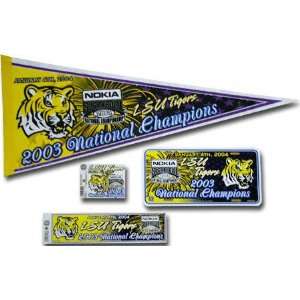  LSU Tigers 2003 National Champions Ultimate Fan Pack 