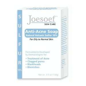  Joesoef Anti Acne Soap, Natural Volcanic Sulfur 10%, for 