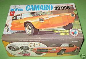 AMT 1970 Chevy Camaro SS396 Rare Annual Art Box Y720  