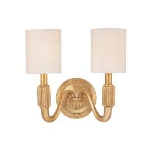 Hudson Valley 402 AGB, Tuilerie Candle Wall Sconce Lighting, 2 Light 