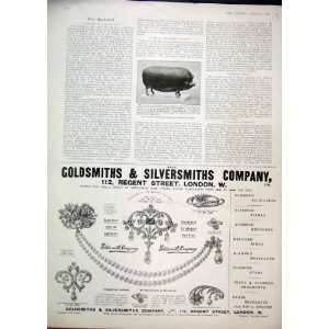   Advert Goldsmith Silversmith 1903 Jewellers King Wales