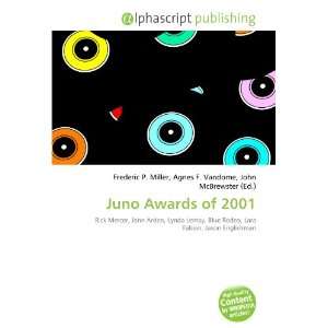  Juno Awards of 2001 (9786134025263) Books