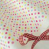 Our TUTTI FRUTTI range is a new selection of 3/4mm dots, IN GREAT 