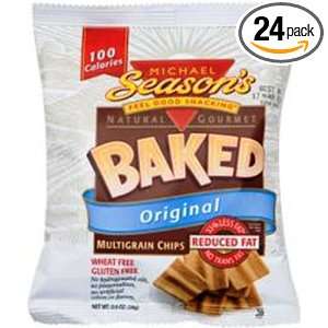   Seasons Snacks Original Multi Grain Chips, 0.9 Ounce Bags (Pack of 24
