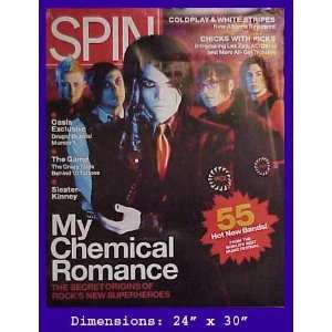  MY CHEMICAL ROMANCE SPIN Magazine Cover Poster 24x30 