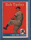 1958 Topps 493 BOB TURLEY VG EX g2  