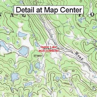  USGS Topographic Quadrangle Map   Oyster Lake, Colorado 