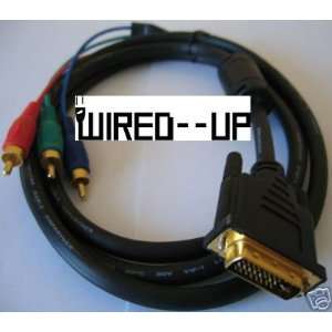  Wired Up 1.8M DVI I To 3 RCA Component Cable   UK   Wired 