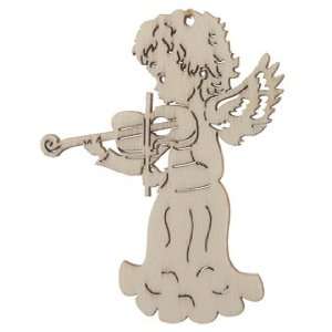  Angel Playing Violin Christmas Ornament
