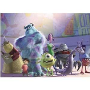Monsters, Inc. They Scare Because They Care Disney Lithograph 11 x 