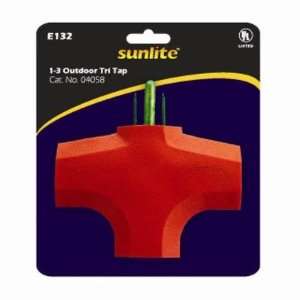  E132 1 TO 3 OUTDOOR T TAP SUNLITE [ 12 PK ]