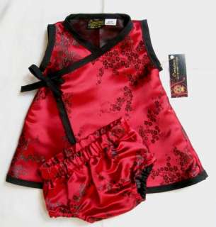 Cherry Blossom Asian Kimono baby toddler girl dresses  