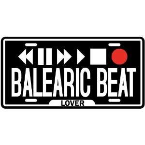  New  Play Balearic Beat  License Plate Music