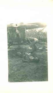 WW2 ASIAN THEATER DOWNED JAPANESE RECON PLANE PHOTO  