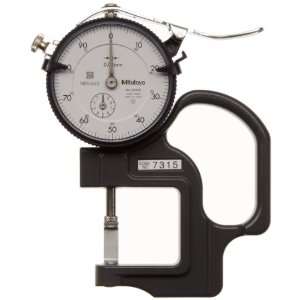  Mitutoyo 7315 Dial Thickness Gage, Groove Thickness Blade 