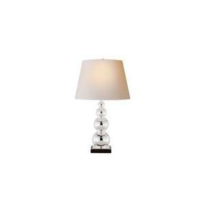 Studio Sandy Chapman Stacked 4 Ball Lamp in Polished Silver with 