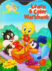 Baby Looney Tunes Learn & Color Coloring Book  