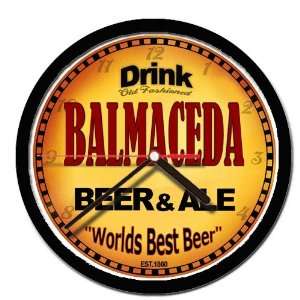  BALMACEDA beer and ale wall clock 