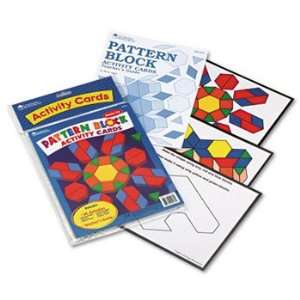   Pattern Block Design Cards CARD,INTERMEDIATE PATTERN (Pack of 6