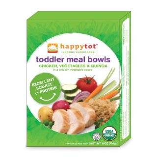 Happy Tot Toddler Meal Bowls, Chicken, Vegetables and Quinoa, 6 Ounce 