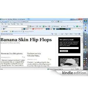 Banana Skin Flip Flops [Kindle Edition]