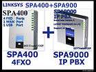 NEW Linksys SPA400 4FXO+ SPA9000 IP PBX Phone System