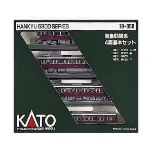  Kato 10 050 Electric Train Hankyu 4 Car Set, Brown 