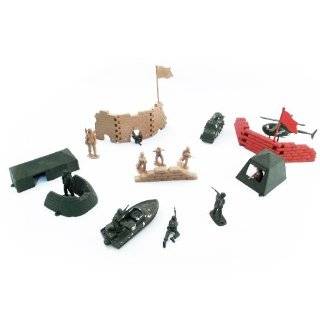 25pc Battlefield Military Army Men Weapons Collection Plastic Toy 
