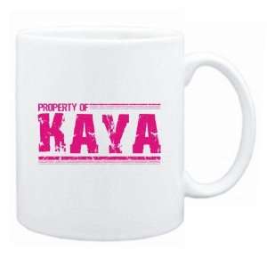  New  Property Of Kaya Retro  Mug Name