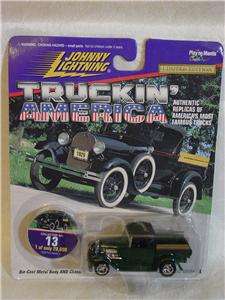 Johnny Lightning Truckin America 1929 Ford Model A Black Interior 