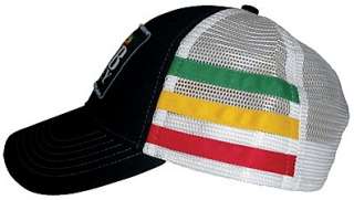 BOB MARLEY Trucker HAT/CAP Stripes Black NEW WITH TAGS Rasta 