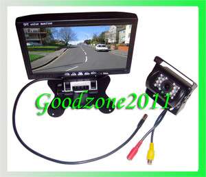   Reverse Camera + 7 LCD Monitor Car Rear View Kit for bus Truck  