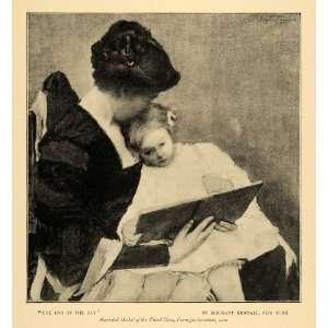  1900 Print Artist Sergeant Kendall End Day Mother Child 
