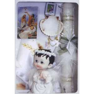 Baptism Gift Sets   Girl   Rosary   Candle   Missal   Hanky   Shell 