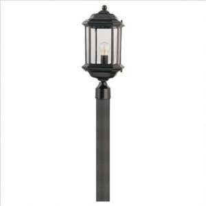  Sea Gull Lighting 82029 12 Kent Post Lantern in Black 