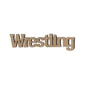   Sport Collection   Chipboard Words   Wrestling Arts, Crafts & Sewing