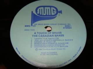 The Canadian Brass ~ A Touch of Brass ~ Canada, 1980 NM  