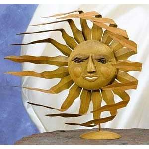   Wind Sun Decor (for Wall or Comes w/Stand) Metal Art
