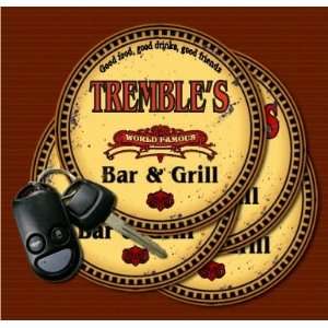  TREMBLES Family Name Bar & Grill Coasters Kitchen 