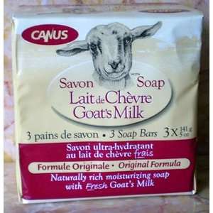  Canus Lait De Chevre Goats Milk Soap Bars 3 X 5 Oz Pack 
