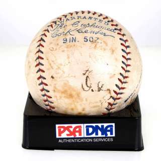Babe Ruth Lou Gehrig Signed Auto 1933 Baseball PSA DNA  