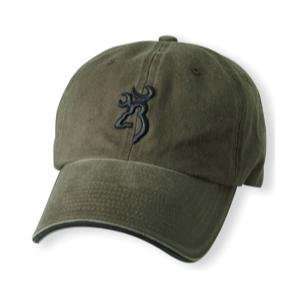   Twiil Cap with 3D Buckmark and Pipe Brim Olive Color