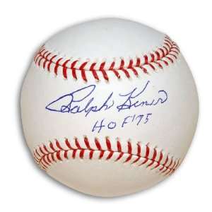  Ralph Kiner Autographed Ball   with HOF 75 Inscription 