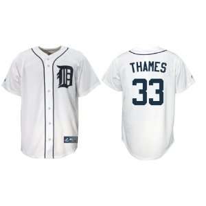  Thames #33 Detroit Tigers Majestic Replica Home Jersey 