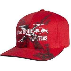   Red Bull X Fighters Exposed Flexfit Hat   Small/Medium/Red Automotive