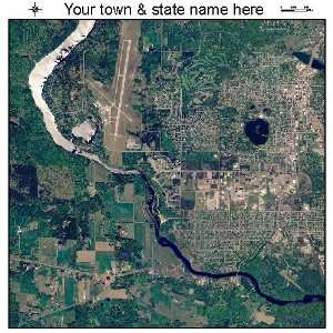   Aerial Photography Map of Kingsford, Michigan 2010 MI 